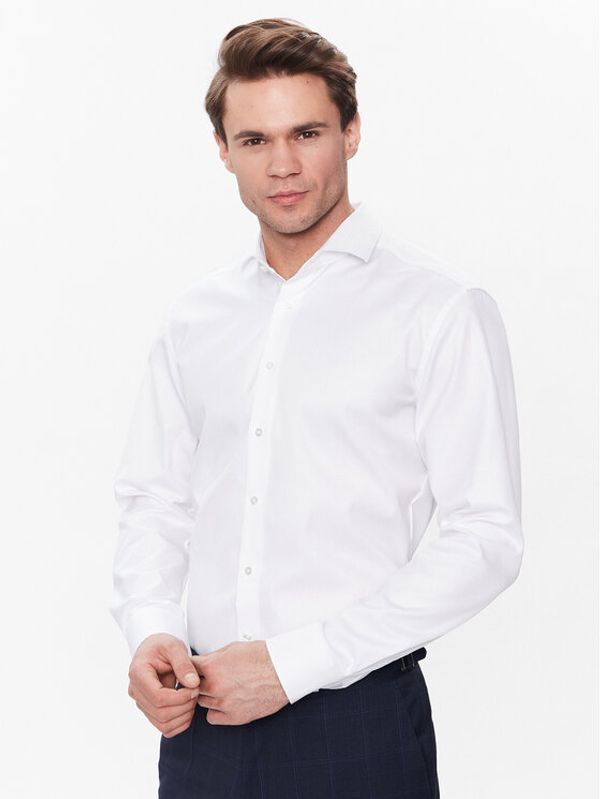 Eterna Eterna Риза 8817/F182 Бял Slim Fit