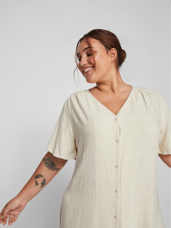 Evoked Vila Vila Рокля 14085131 Кафяв Regular Fit