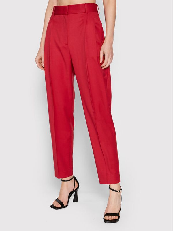 Fabiana Filippi Fabiana Filippi Чино панталони PAD272W355 Червен Comfort Fit