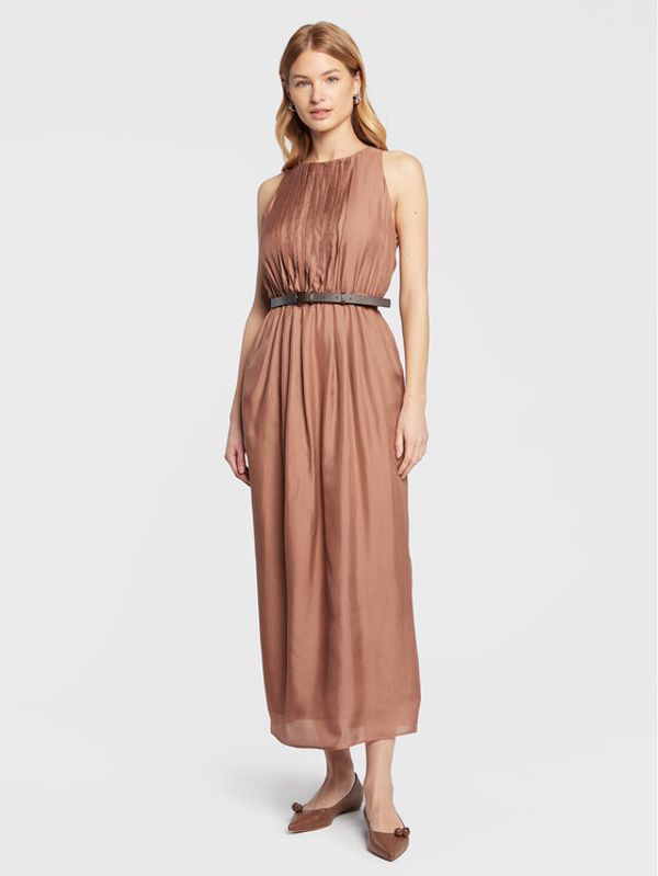 Fabiana Filippi Fabiana Filippi Ежедневна рокля ABD222B741 Кафяв Regular Fit