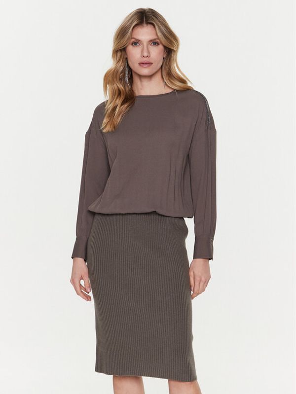 Fabiana Filippi Fabiana Filippi Ежедневна рокля ABD222W155 Сив Regular Fit