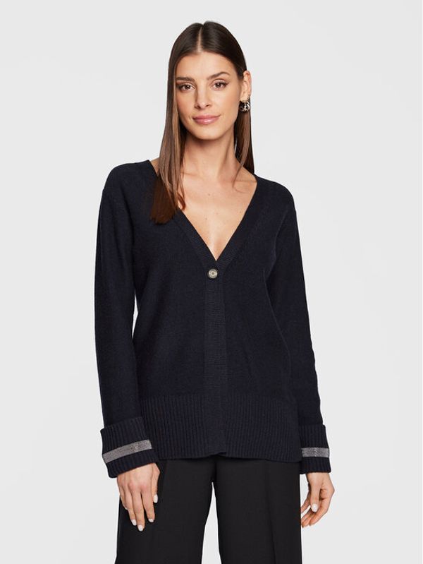 Fabiana Filippi Fabiana Filippi Кардиган MAD222W055 Тъмносин Regular Fit