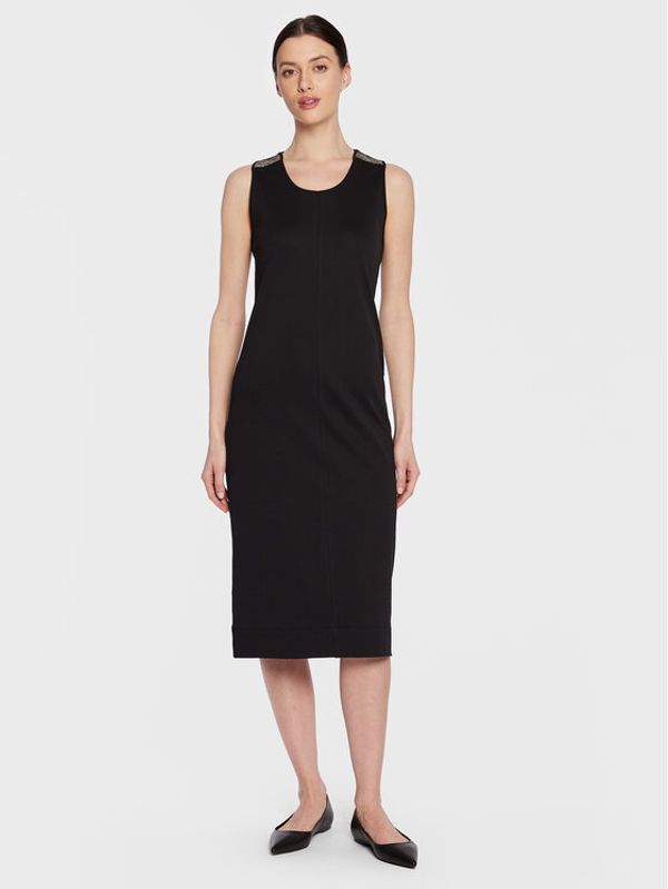 Fabiana Filippi Fabiana Filippi Лятна рокля ABD273W180 Черен Regular Fit