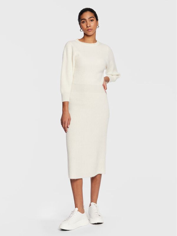 Fabiana Filippi Fabiana Filippi Плетена рокля ABD222W160 Екрю Regular Fit