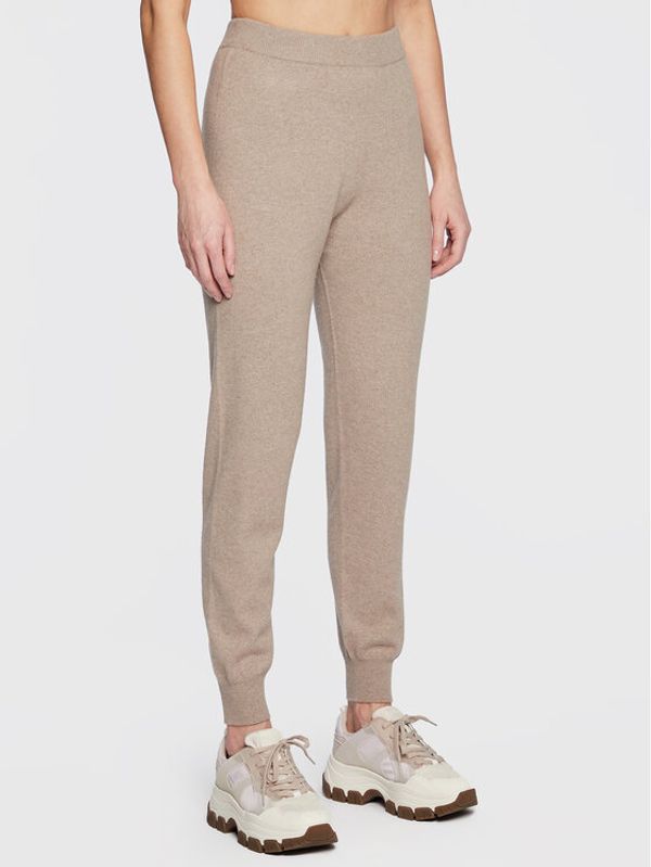 Fabiana Filippi Fabiana Filippi Плетени панталони PAD222W341 Бежов Regular Fit