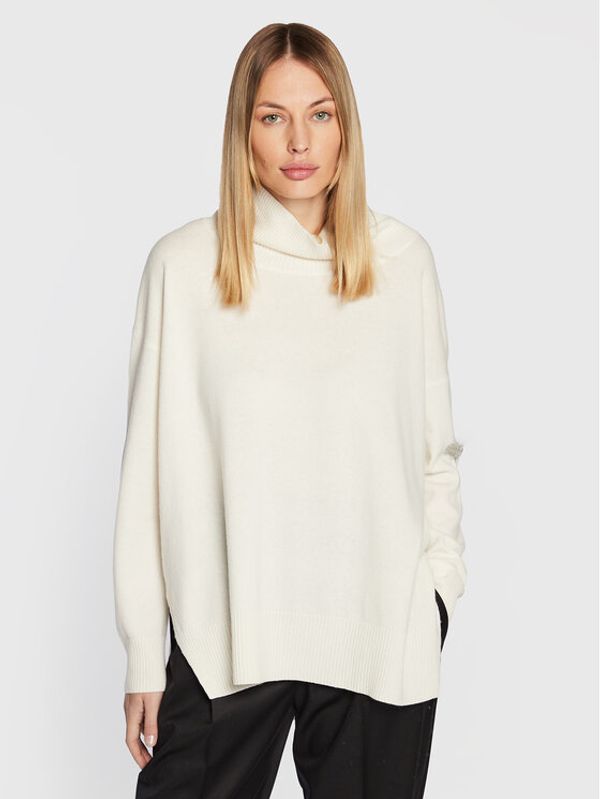 Fabiana Filippi Fabiana Filippi Поло MAD222W015 Бежов Relaxed Fit