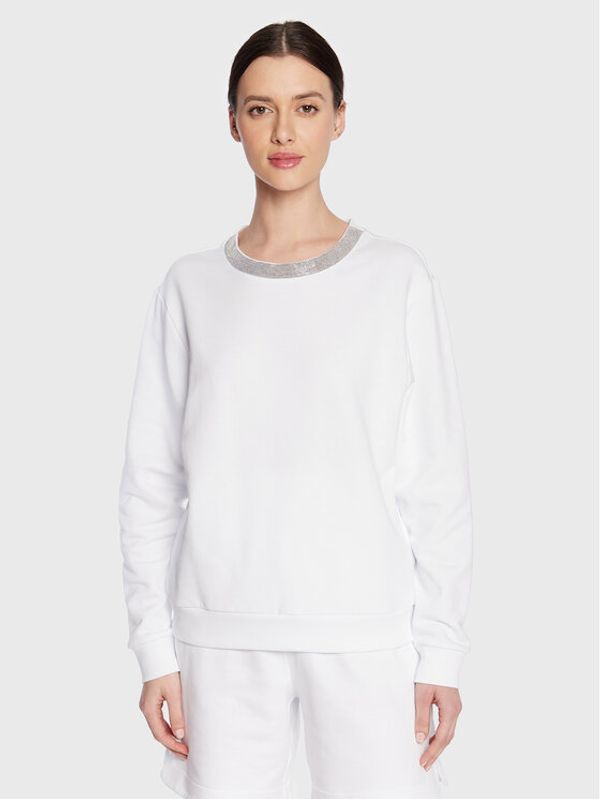 Fabiana Filippi Fabiana Filippi Суитшърт JED273W120 Бял Regular Fit