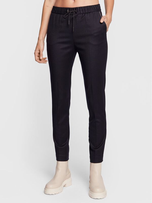 Fabiana Filippi Fabiana Filippi Текстилни панталони PADP02W361 Тъмносин Regular Fit