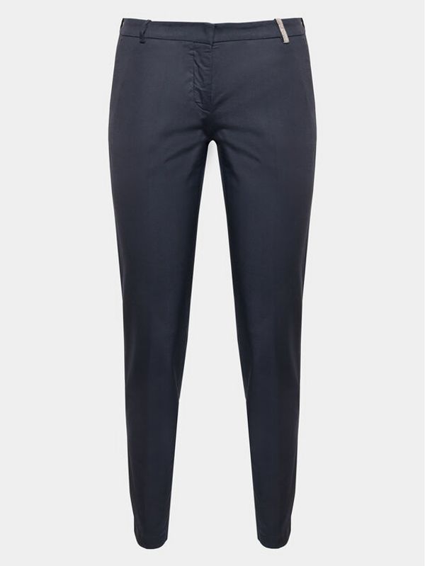 Fabiana Filippi Fabiana Filippi Текстилни панталони PADP02W364 Тъмносин Regular Fit