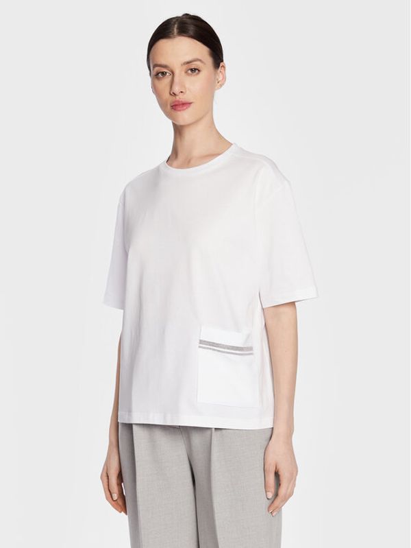 Fabiana Filippi Fabiana Filippi Тишърт JED273W143 Бял Regular Fit