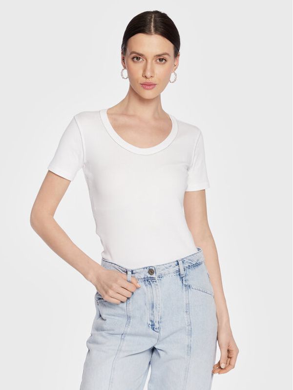 Fabiana Filippi Fabiana Filippi Тишърт JEDP02W125 Бял Regular Fit