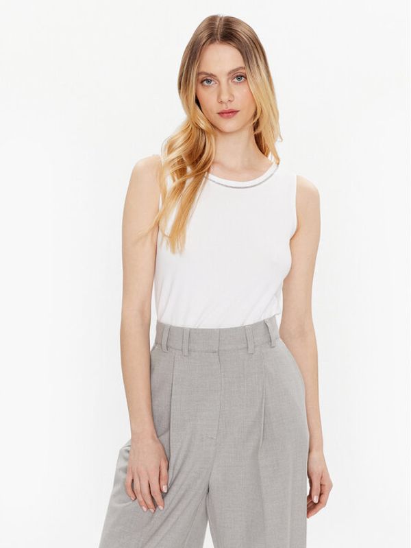 Fabiana Filippi Fabiana Filippi топ JED273W150 Бял Regular Fit