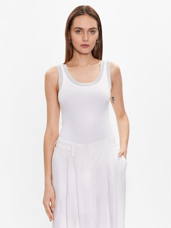 Fabiana Filippi Fabiana Filippi топ JED273W152 Бял Regular Fit
