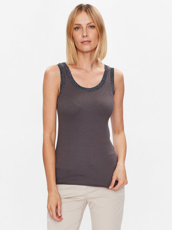 Fabiana Filippi Fabiana Filippi топ JED273W152 Сив Regular Fit
