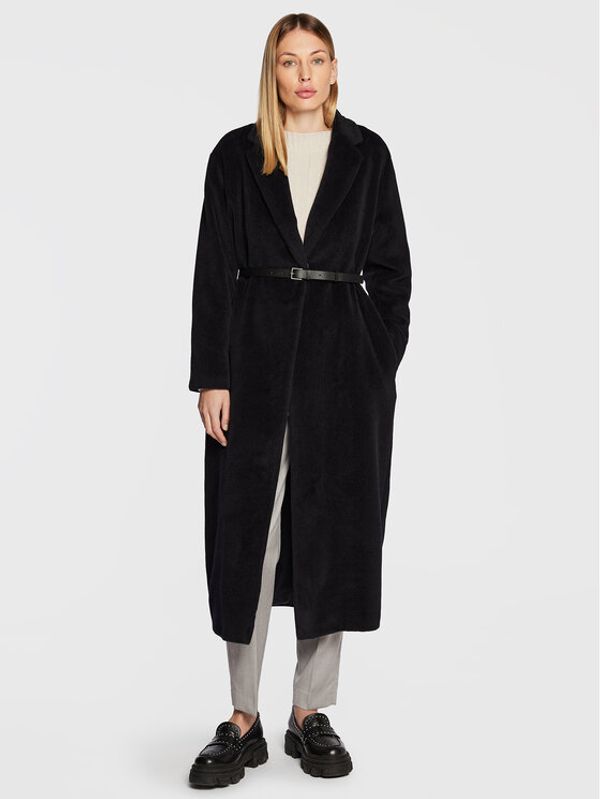 Fabiana Filippi Fabiana Filippi Вълнено палто CTD222W235 Тъмносин Regular Fit