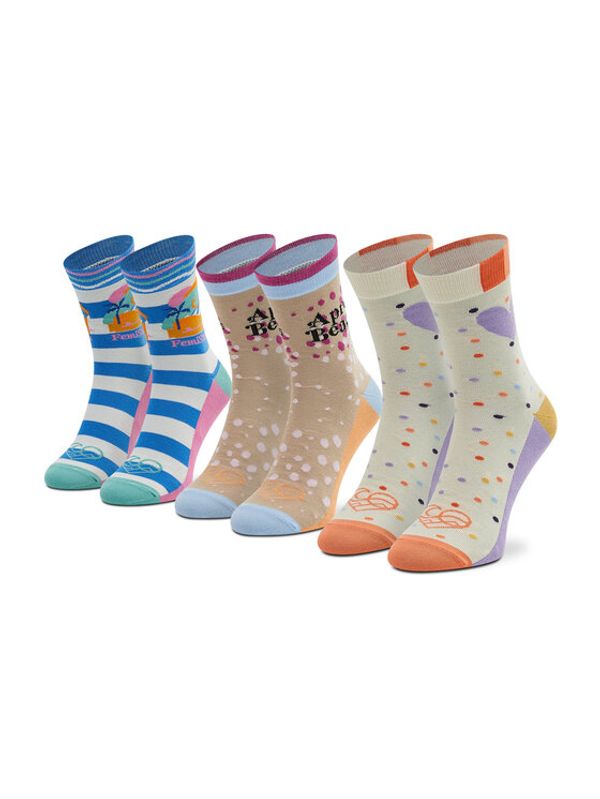 Femi Stories Femi Stories Комплект 3 чифта дълги чорапи дамски Pavo Цветен
