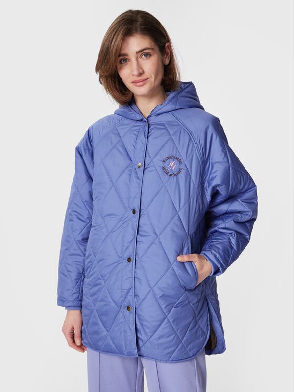 Femi Stories Femi Stories Пухено яке Grace Виолетов Relaxed Fit