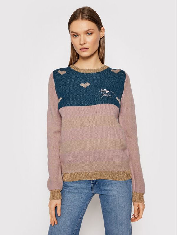 Femi Stories Femi Stories Пуловер Apo Син Slim Fit