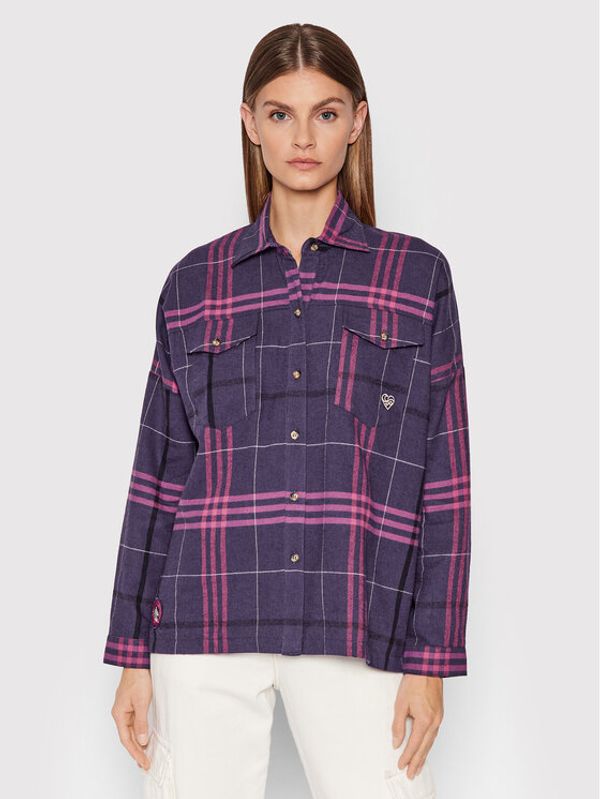 Femi Stories Femi Stories Риза Suomi Виолетов Oversize