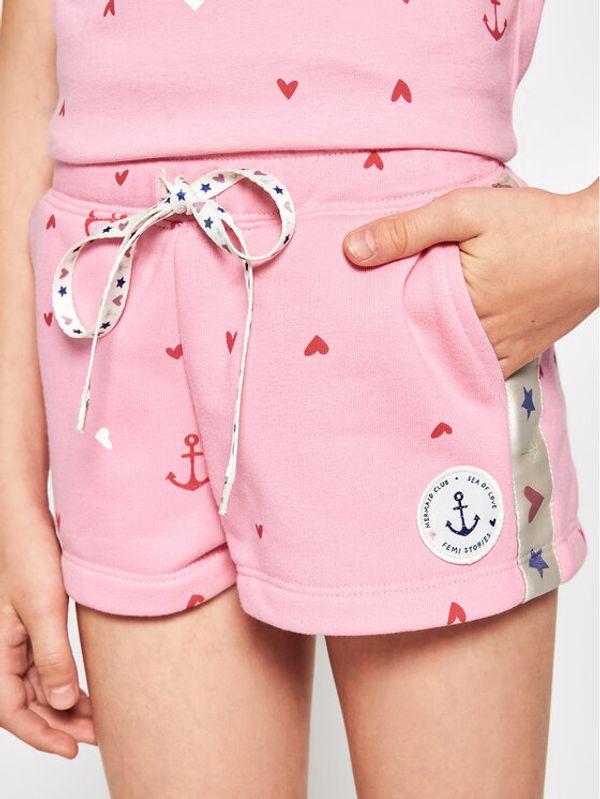 Femi Stories Femi Stories Спортни шорти Missy Розов Regular Fit