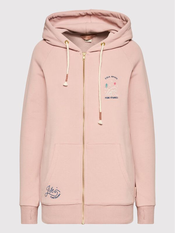 Femi Stories Femi Stories Суитшърт Ini Розов Regular Fit