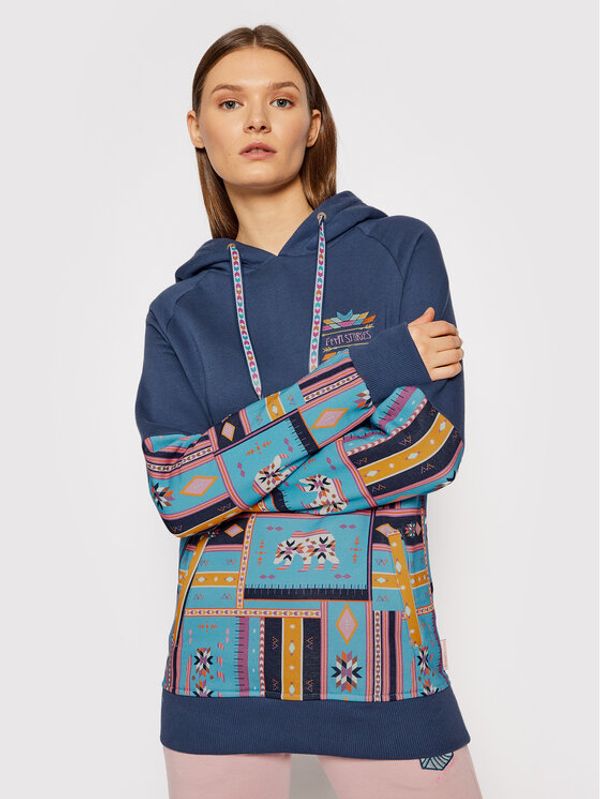 Femi Stories Femi Stories Суитшърт Kenta Син Regular Fit