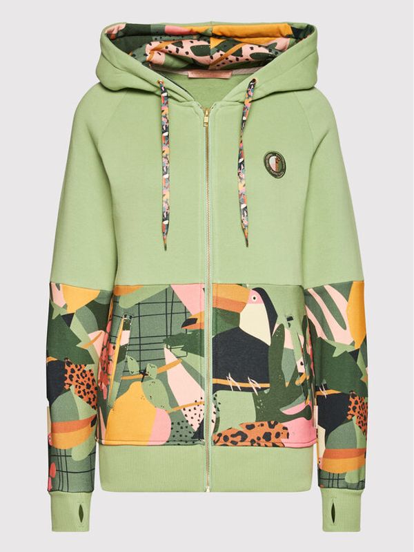 Femi Stories Femi Stories Суитшърт Mago Зелен Regular Fit