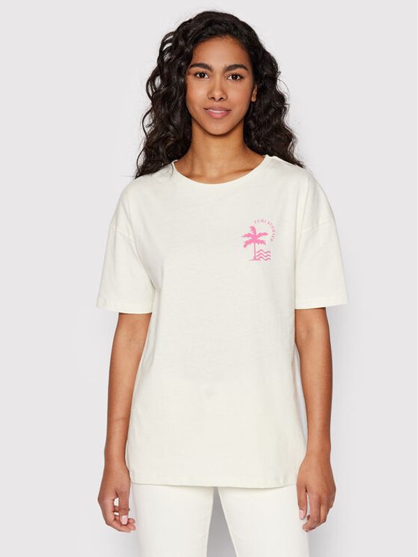 Femi Stories Femi Stories Тишърт Loose Бежов Relaxed Fit