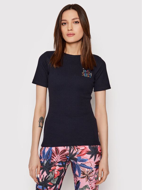 Femi Stories Femi Stories Тишърт Pola Тъмносин Regular Fit