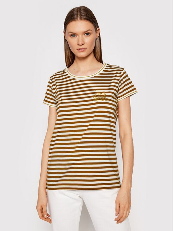 Femi Stories Femi Stories Тишърт Una Кафяв Slim Fit