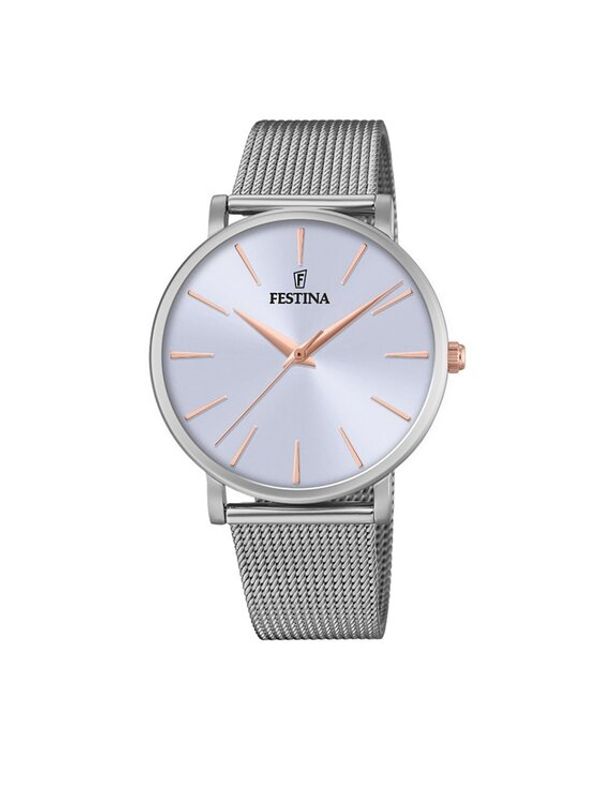 Festina Festina Часовник Boyfriend 20475-3 Сребрист