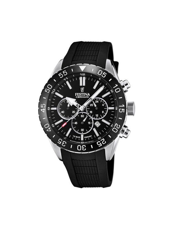 Festina Festina Часовник Ceramic 20515/2 Черен