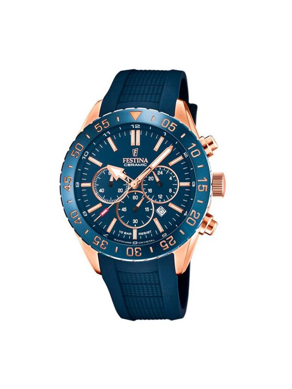 Festina Festina Часовник Ceramic 20516/1 Тъмносин