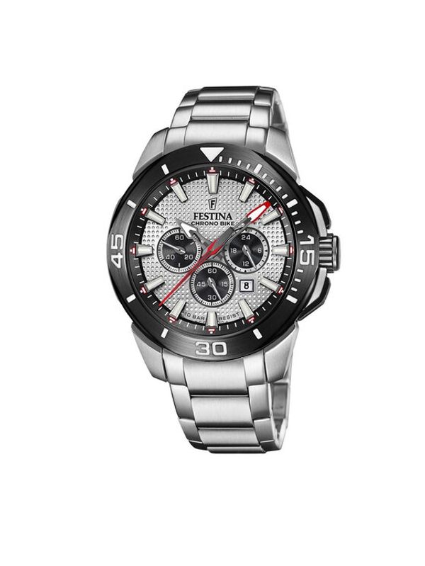 Festina Festina Часовник Chrono Bike 20641/1 Сребрист