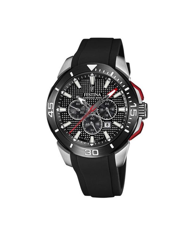 Festina Festina Часовник Chrono Bike F20642/4 Черен