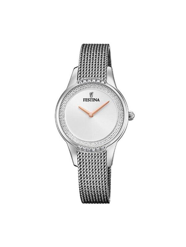 Festina Festina Часовник Swarovski 20494/1 Сребрист