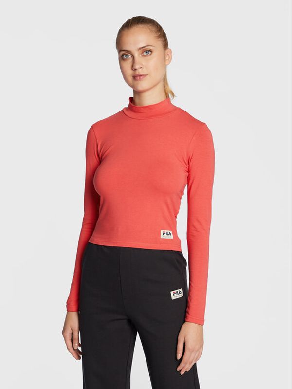 Fila Fila Блуза Tarsia FAW0248 Червен Cropped Fit
