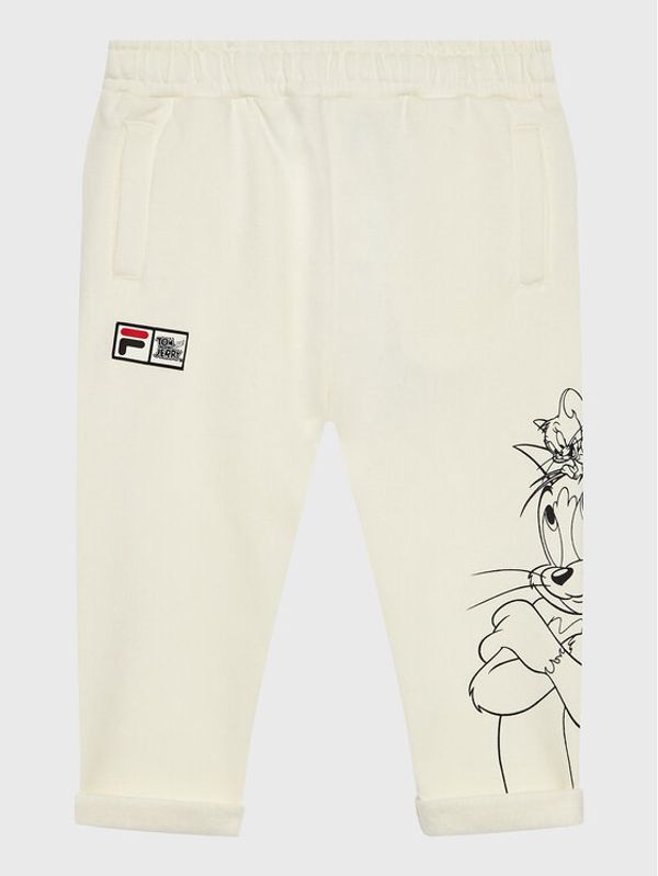 Fila Fila Долнище анцуг Torum FAK0112 Екрю Regular Fit