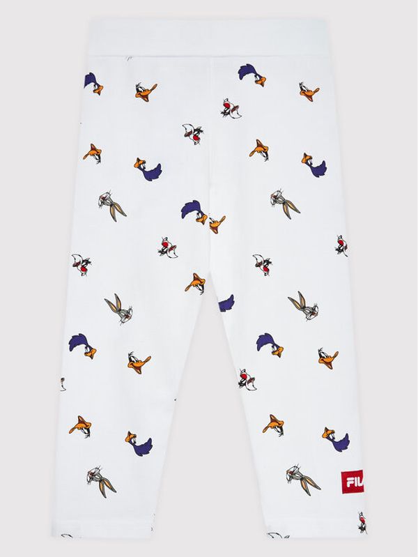 Fila Fila Клин Lam AOP FAK0028 Бял Slim Fit