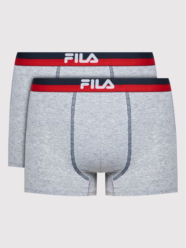 Fila Fila Комплект 2 чифта боксерки FU5020/2 Сив