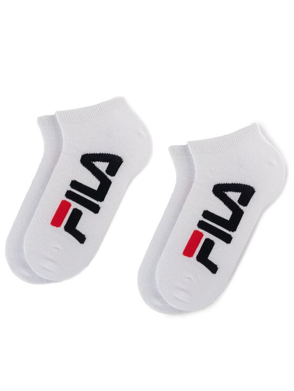 Fila Fila Комплект 2 чифта къси чорапи унисекс Calza Invisible F9199 Бял