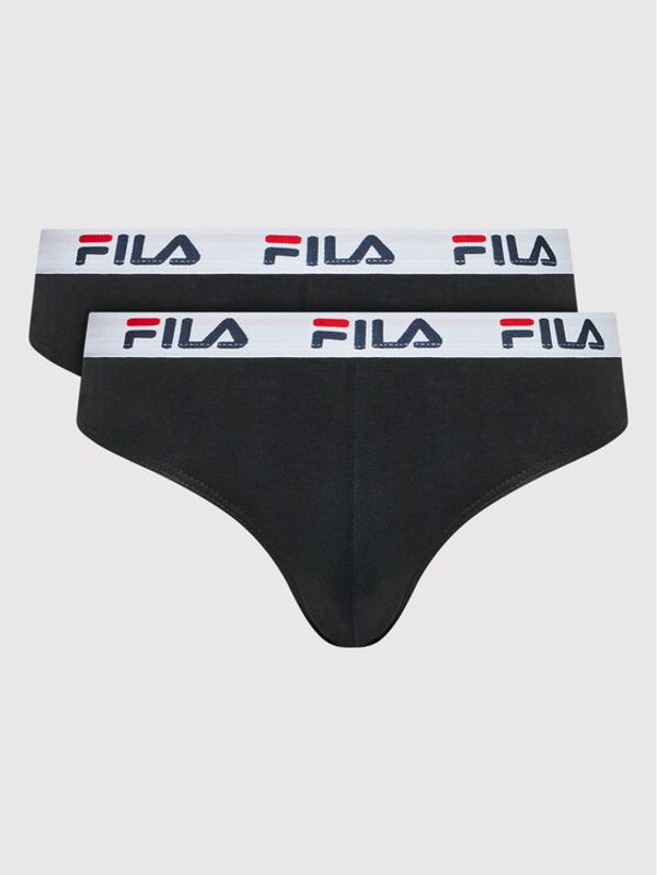 Fila Fila Комплект 2 чифта слипове FU5015/2 Черен