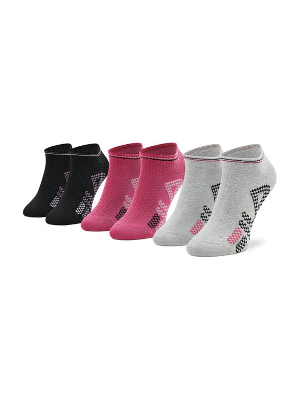 Fila Fila Комплект 3 чифта дълги чорапи дамски Calza Invisibile F6648 Цветен