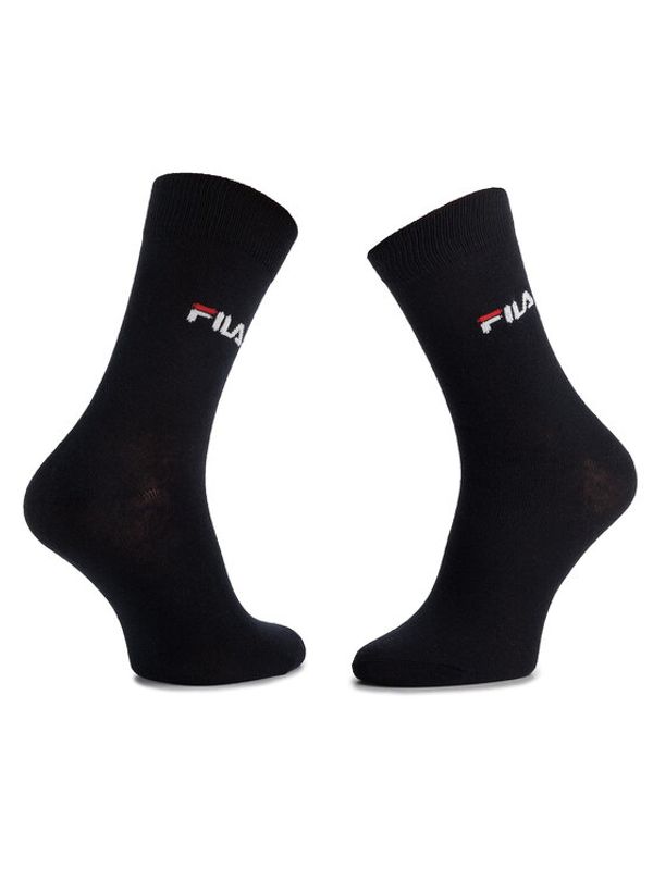 Fila Fila Комплект 3 чифта дълги чорапи мъжки F9630 Тъмносин