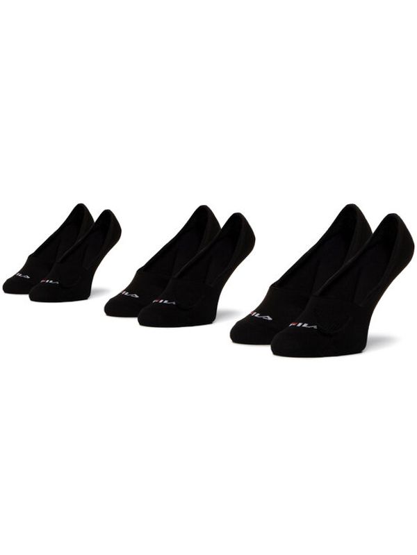 Fila Fila Комплект 3 чифта терлик унисекс Calza Ghost F1278/3 Черен