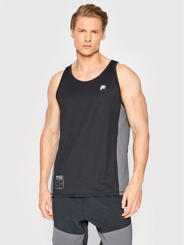 Fila Fila Мъжки топ Rachow FAM0061 Черен Relaxed Fit