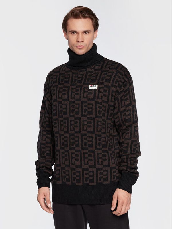 Fila Fila Поло Tolentino FAM0158 Черен Regular Fit