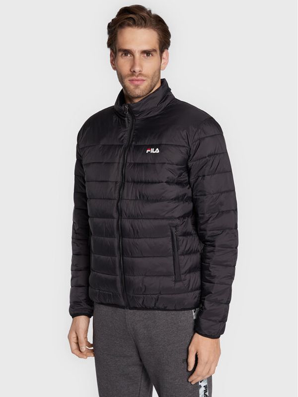 Fila Fila Пухено яке Berglern FAM0351 Черен Regular Fit