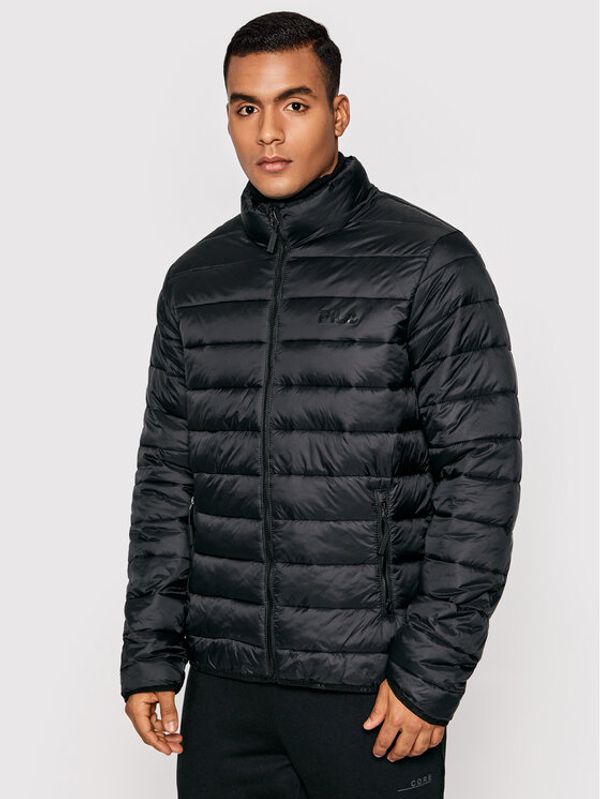 Fila Fila Пухено яке Carlos 689385 Черен Regular Fit
