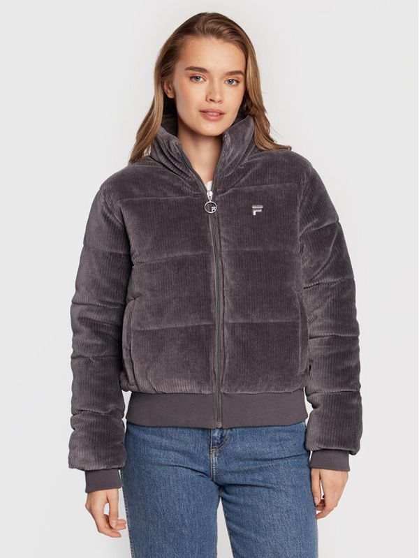 Fila Fila Пухено яке Corleone FAW0232 Сив Regular Fit